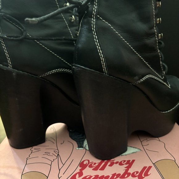 Jeffrey Campbell Tardy Platform Boots - Picture 3 of 10